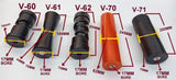 Keel Rollers 150mm To 245mm Polyurethane Rollers For All Boats Trailers