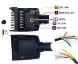 LED BOAT TRAILER LIGHT KIT WITH BACK PLATES & 7-PIN PLUG