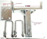 310mm Heavy Duty '""T '""Brackets With Back Plate And U Bolts