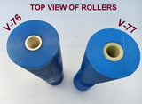 Super Heavy-Duty Polyethylene Rollers With ""T"" Brackets For Boat Trailer