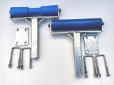 Super Heavy-Duty Polyethylene Rollers With ""T"" Brackets For Boat Trailer