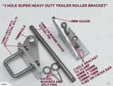 Super Heavy-Duty 285mm Or 290mm Keel Roller Bracket With Rubber Rollers