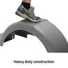 2x POLYETHYLENE MUDGUARD + 2 x HEAVY DUTY BRACKET FRAME TO SUIT 13"& 14" WHEELS