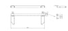 2x POLYETHYLENE MUDGUARD + 2 x HEAVY DUTY BRACKET FRAME TO SUIT 13"& 14" WHEELS