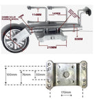 JOCKEY WHEEL WITH 8" WHEEL 2000LBS OR 900 KG CAPACITY