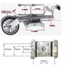 JOCKEY WHEEL WITH 8" WHEEL 2000LBS OR 900 KG CAPACITY