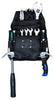 SINGLE LEATHER RIGGER POUCH WITH 2X STEEL HAMMER HOLDER AND HEAVY DUTY TOOL BELT