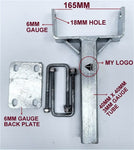 KEEL POLYETHILINE OR RUBBER ROLLER ROLLERS -150MM TO 155MM WITH 'T' BRACKET