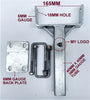 KEEL ROLLER POLYURETHANE -150MM TO 155MM WITH 'T' BRACKET FOR BOAT TRAILERS