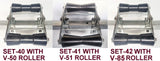 JET SKI WOBBLE ROLLER ASSEMBLY- WITH ‘C’ BRACKET AND SWIVEL FRONT BRACKET