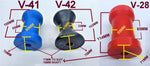 KEEL ROLLERS POLYURETHANE SIZE-102MM TO 114MM "C BRACKETS/ 'U' BOLTS & BACKPLATE