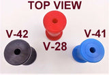 KEEL ROLLERS POLYURETHANE SIZE-102MM TO 114MM "C BRACKETS/ 'U' BOLTS & BACKPLATE