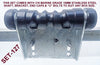 KEEL ROLLER SUPER HEAVY DUTY BRACKET+POLYURETHINE ROLLERS+END CAPS +16MM OR 19MM SHAFTS FOR BOATTRAILERS