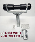 KEEL ROLLER WITH 'T' BRACKET AND END CAPS