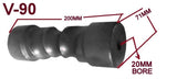 HEAVY DUTY POLYURETHANE ROLLER WITH 'T' BRACKET & 19MM S/STEEL SHAFT