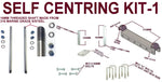 BOAT TRAILER GLIDER KIT - SELF CENTRING KIT -1 OR KIT-2 WITH POLYURETHANE ROLLER WITH 19MM SHAFT & "C" BRACKET FOR MEDIUM TO SMALL BOATS