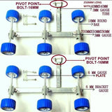 WOBBLY ROLLER SUPER HEAVY DUTY FOR BOAT TRAILER, 4 SETS OF 8 & 2 X SETS OF 3