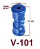 KEEL ROLLER- POLYETHYLENE WITH 19MM SHAFT