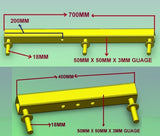 JET SKI  WOBBLE ROLLER ASSEMBLY- WITH DOUBLE ‘C’ BRACKET.