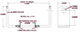 KEEL POLYURETHANE ROLLES SIZE-102MM TO 114MM FOR BOAT TRAILERS WITH'"C BRACKETS