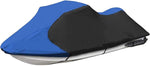 Jet Ski Cover Waterproof Marine Grade 600D Heavy Duty Black/Blue (Two seaters) .