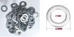 M12 X Nyloc Stainless Nuts / Washers / Split Pins For Boat Trailers