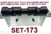 300MM SELF CENTERING POLYURETHINE ROLLER WITH SUPER HEAVY-DUTY BRACKET &19MM SHAFT FOR BOAT TRAILERS