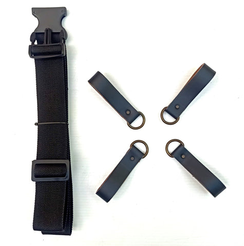 Men's Heavy Duty Multipurpose Nylon Waist Belt For Builders, Military, Hunting, Hiking