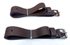 HEAVY DUTY OILED TOP GRAIN LEATHER, 32-INCH - 46-INCH WAIST SIZE BELT.