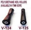 KEEL ROLLER- 300MM POLYURETHANE ROLLER FOR BOAT TRAILERS SUITABLE FOR 16MM SHAFT