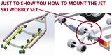 JET SKI ROLLER BANK ASSEMBLY-1820 METERS LONG WITH 2-HOLE PLATES AND ‘U’ BOLTS MOUNTING