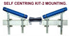 BOAT TRAILER GLIDER KIT - SELF CENTRING KIT -1 OR KIT-2 WITH POLYURETHANE ROLLER AND 19MM SHAFT  & 3 -HOLE BRACKET FOR LARGE AND MEDIUM BOATS.