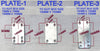 CLAMP PLATE FOR WOBBLY ROLLER SET WITH M12 'U' BOLTS TO CLAMP ANY BOX SIZE OF YOUR TRAILER.