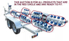 WOBBLY ROLLER SUPER HEAVY DUTY FOR BOAT TRAILER, 4 SETS OF 8 & 2 X SETS OF 3