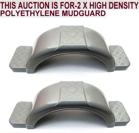 POLYETHYLENE MUDGUARD X 2 FOR 13' Or 14" WHEELS
