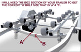 JET SKI ROLLER ASSEMBLY-1820MM LONG WITH UPRIGHT MOUNTING BRACKETS