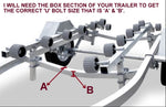 JET SKI ROLLER BANK ASSEMBLY-1820 METERS LONG WITH DOUBLE “C” MOUNTING BRACKETS