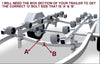 JET SKI ROLLER BANK ASSEMBLY-1820 METERS LONG WITH 2-HOLE PLATES AND ‘U’ BOLTS MOUNTING