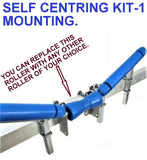 BOAT TRAILER GLIDER KIT - SELF CENTRING KIT -1 OR KIT-2 WITH POLYETHYLENE ROLLER & 3 HOLE BRACKET MEDIUM SIZE BOATS.