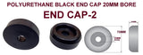 KEEL ROLLER- POLYETHYLENE END CAP FOR BOAT TRAILERS AVAILABLE IN 17MM, 20MM BORE